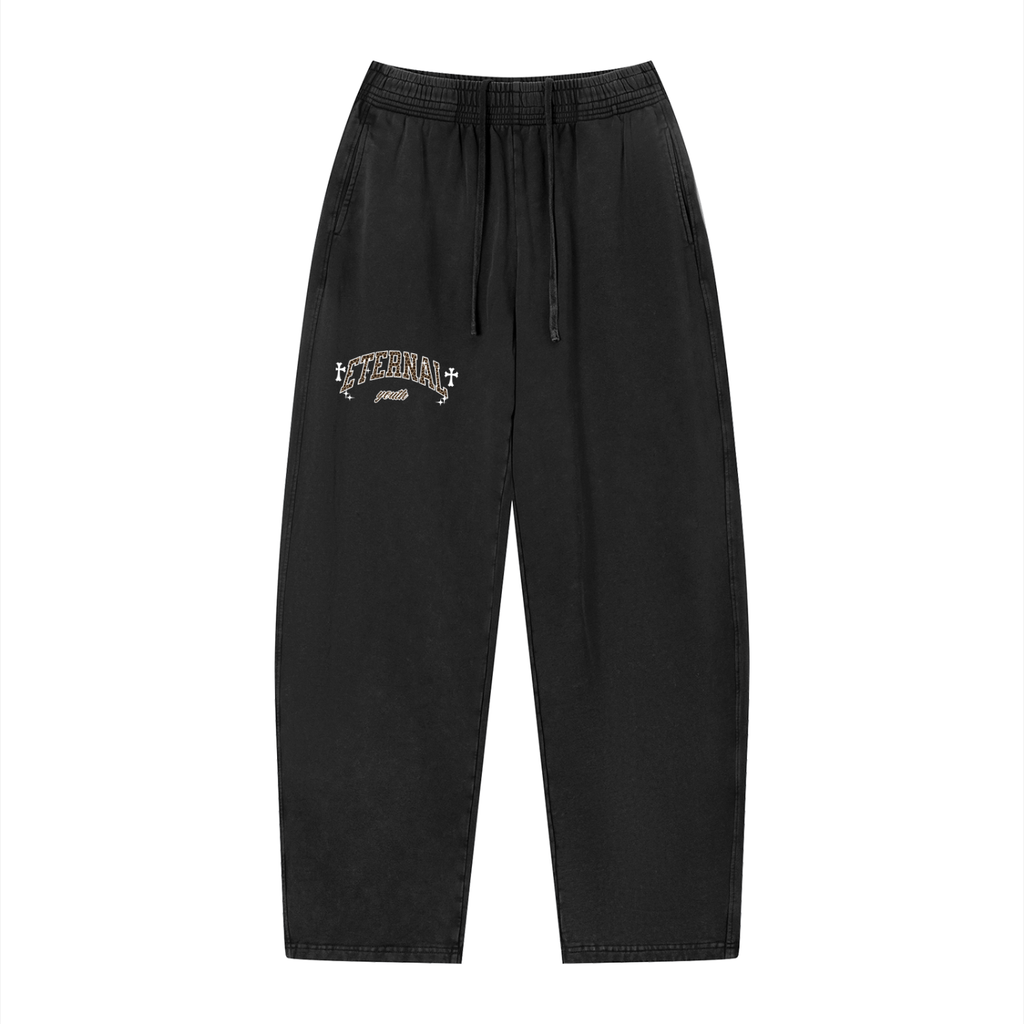 Unisex Vintage Wash Loose Sweatpants